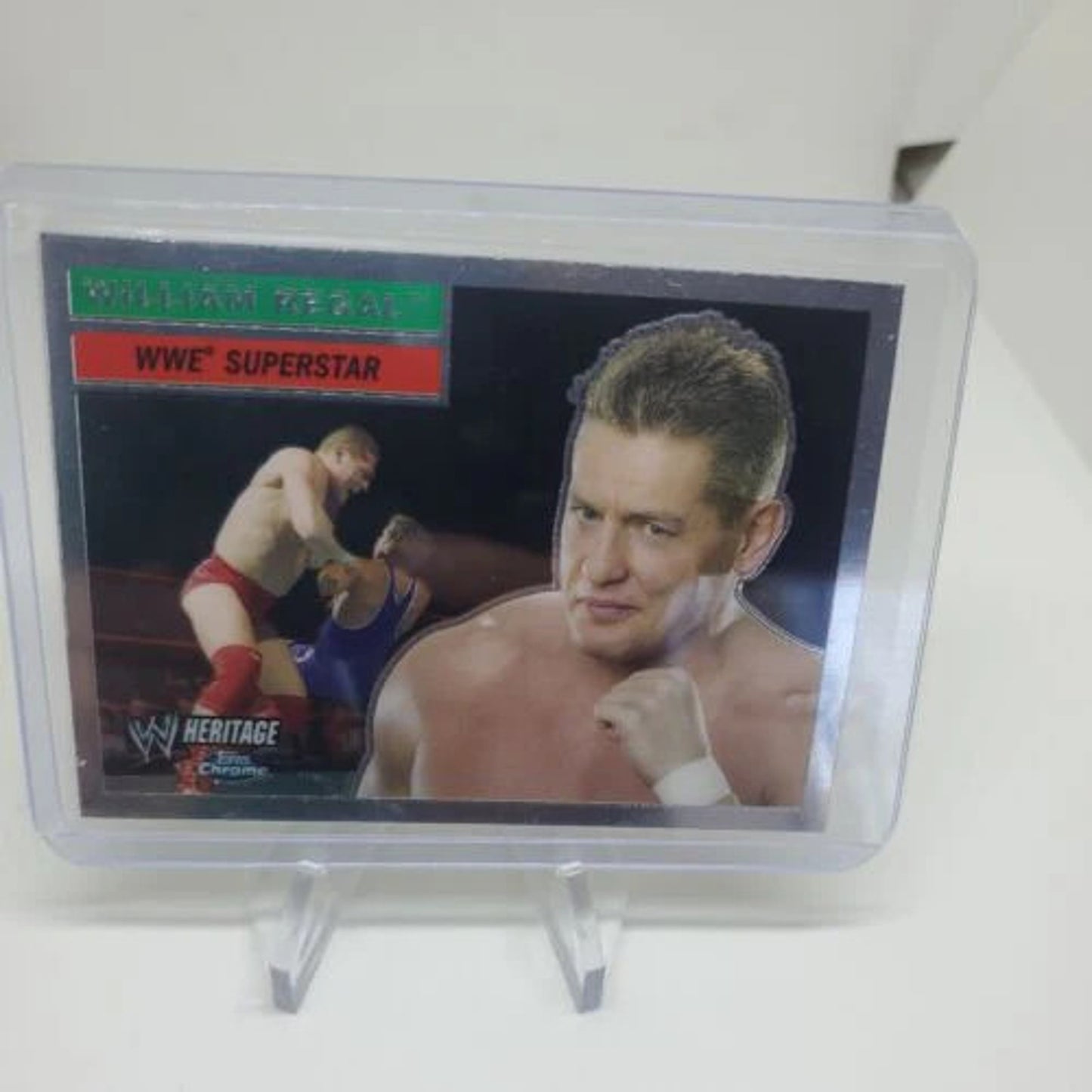 Topps Heritage Chrome 2006 WWE Wrestling #53 William Regal - Top Loaded Sleeved