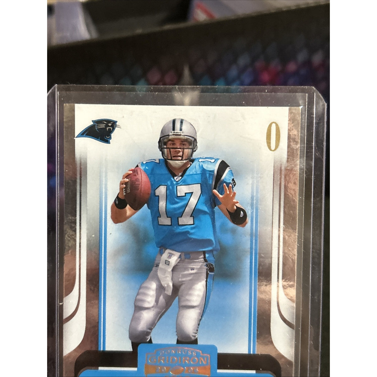 2006 Donruss Gridiron Gear #15 Jake Delhomme Gold Holofoil X's #/100