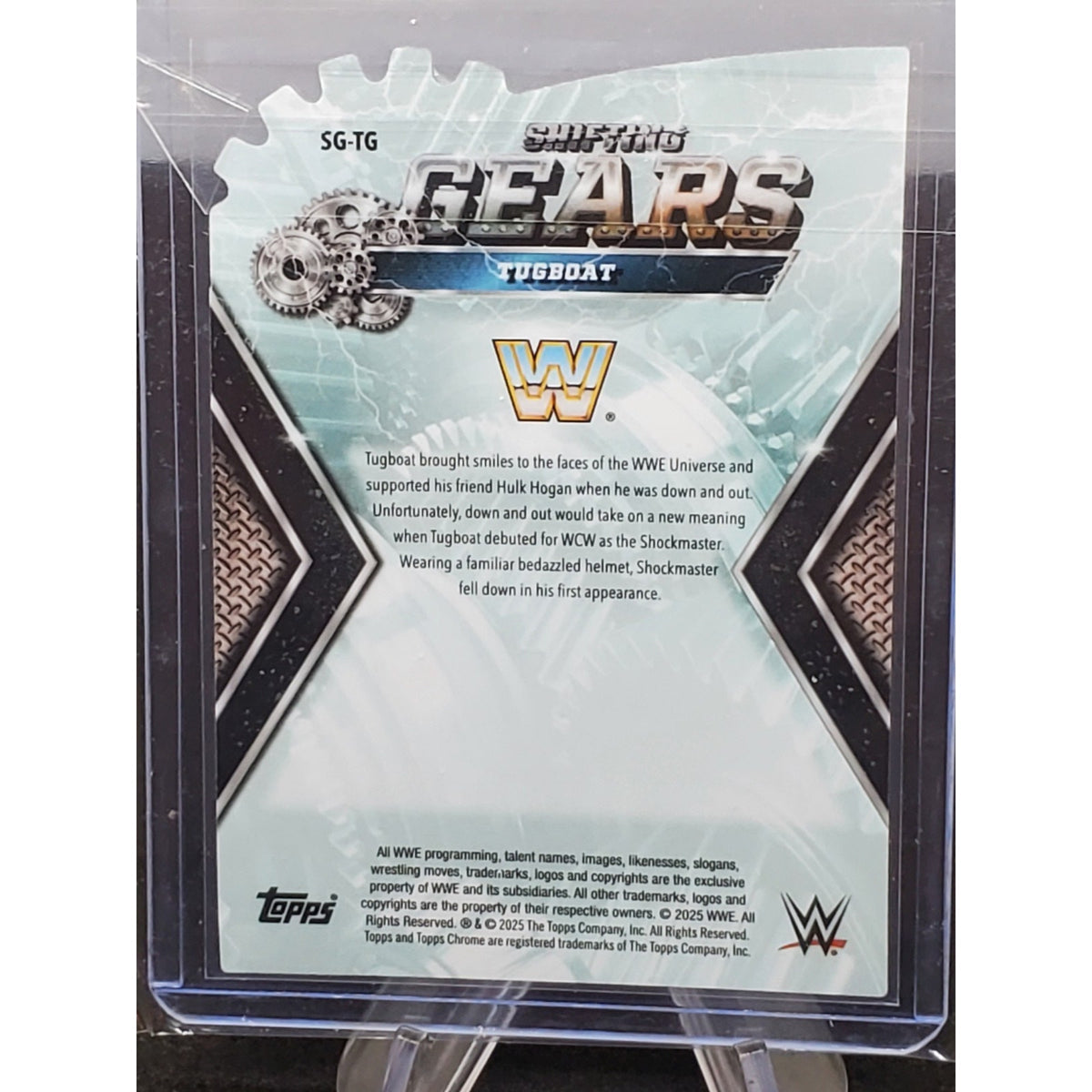 2025 Topps Chrome WWE Wrestling TUGBOAT Refractor Shifting Gears #SG-TG