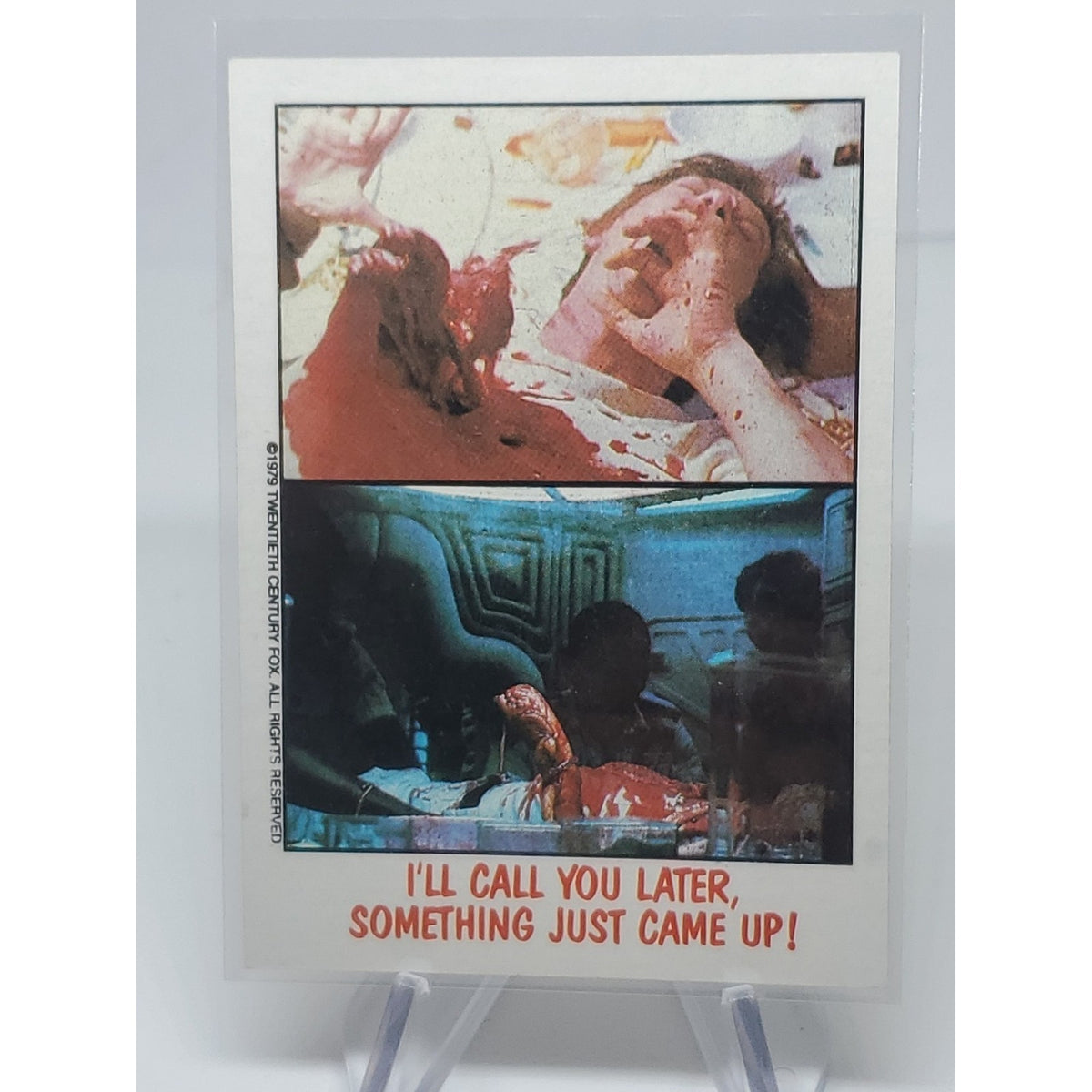 Fright Flicks 1988 Topps Alien Card #74 (NM)