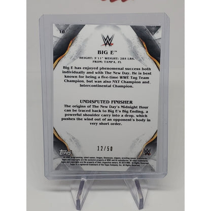 2019 Topps WWE Undisputed - Big E #10 Green /50