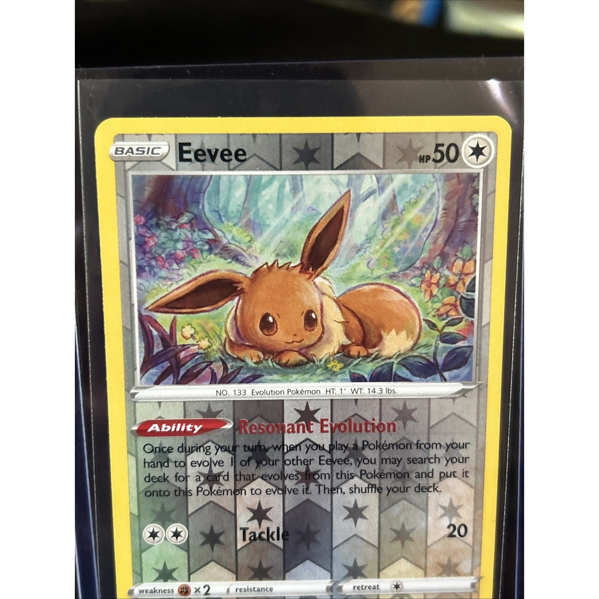 Eevee 119/189 Swsh10: Astral Radiance Reverse Holo - Pack Fresh New - Sleeved