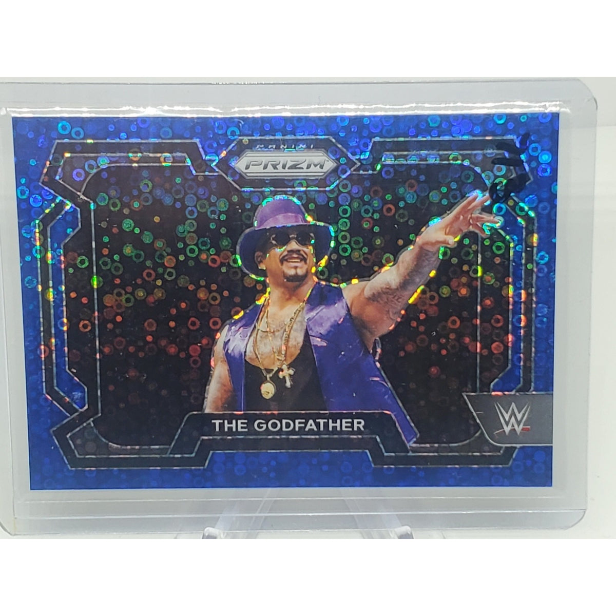 2024 Panini Prizm WWE WRESTLING UNDER CARD BLUE THE GODFATHER 11/25 O7713