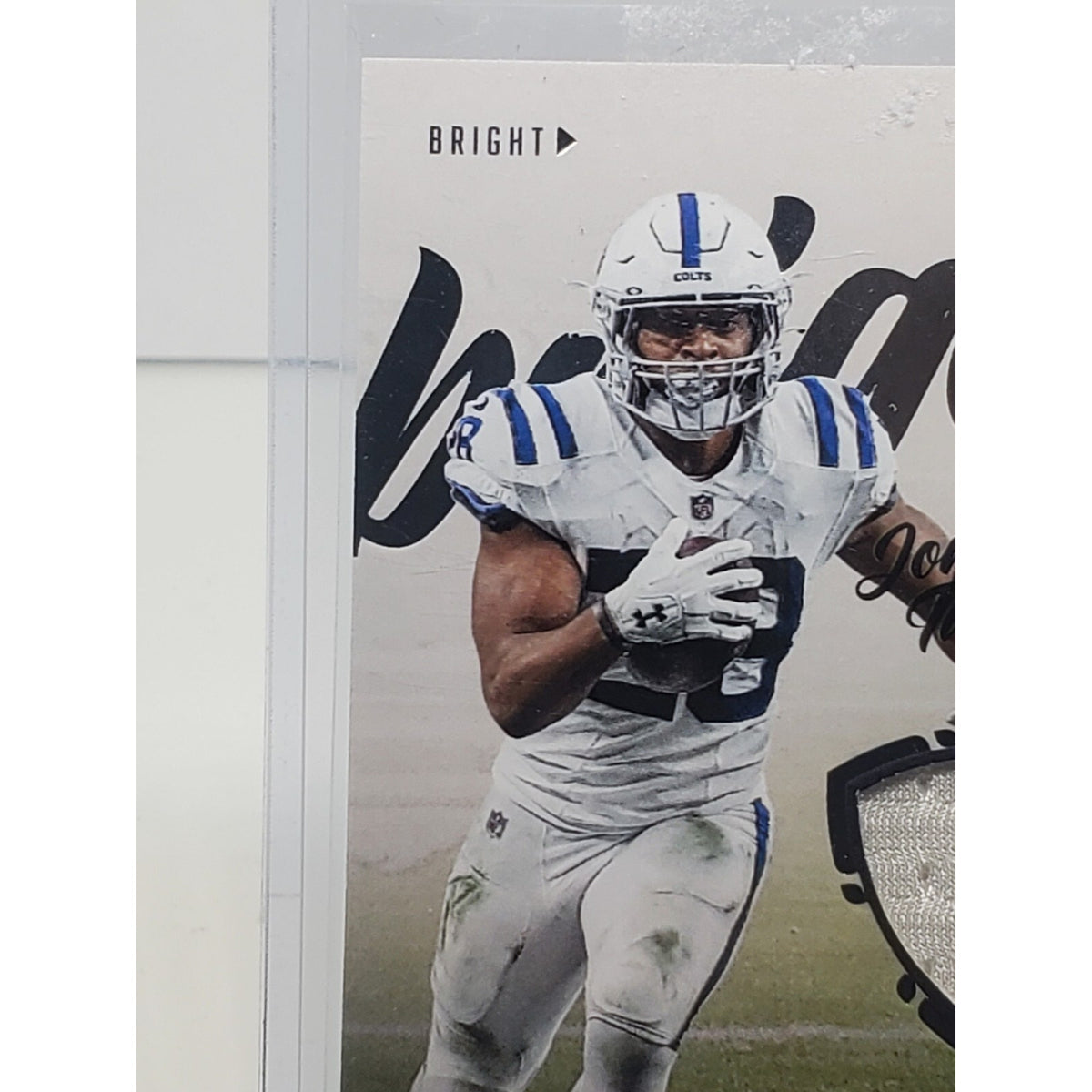 2021 Panini Luminance Bright Beginnings Relics Jonathan Taylor #BB-JT