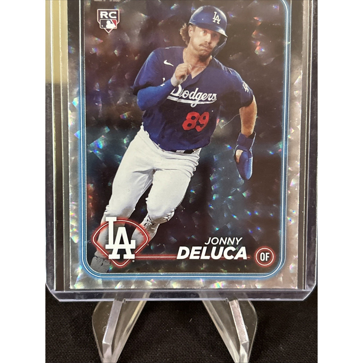 2024 Topps Series 1 - Silver Crackle Foil #233 Jonny Deluca RC / Pack Fresh New