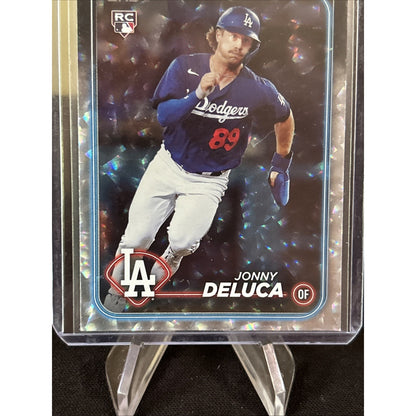 2024 Topps Series 1 - Silver Crackle Foil #233 Jonny Deluca RC / Pack Fresh New