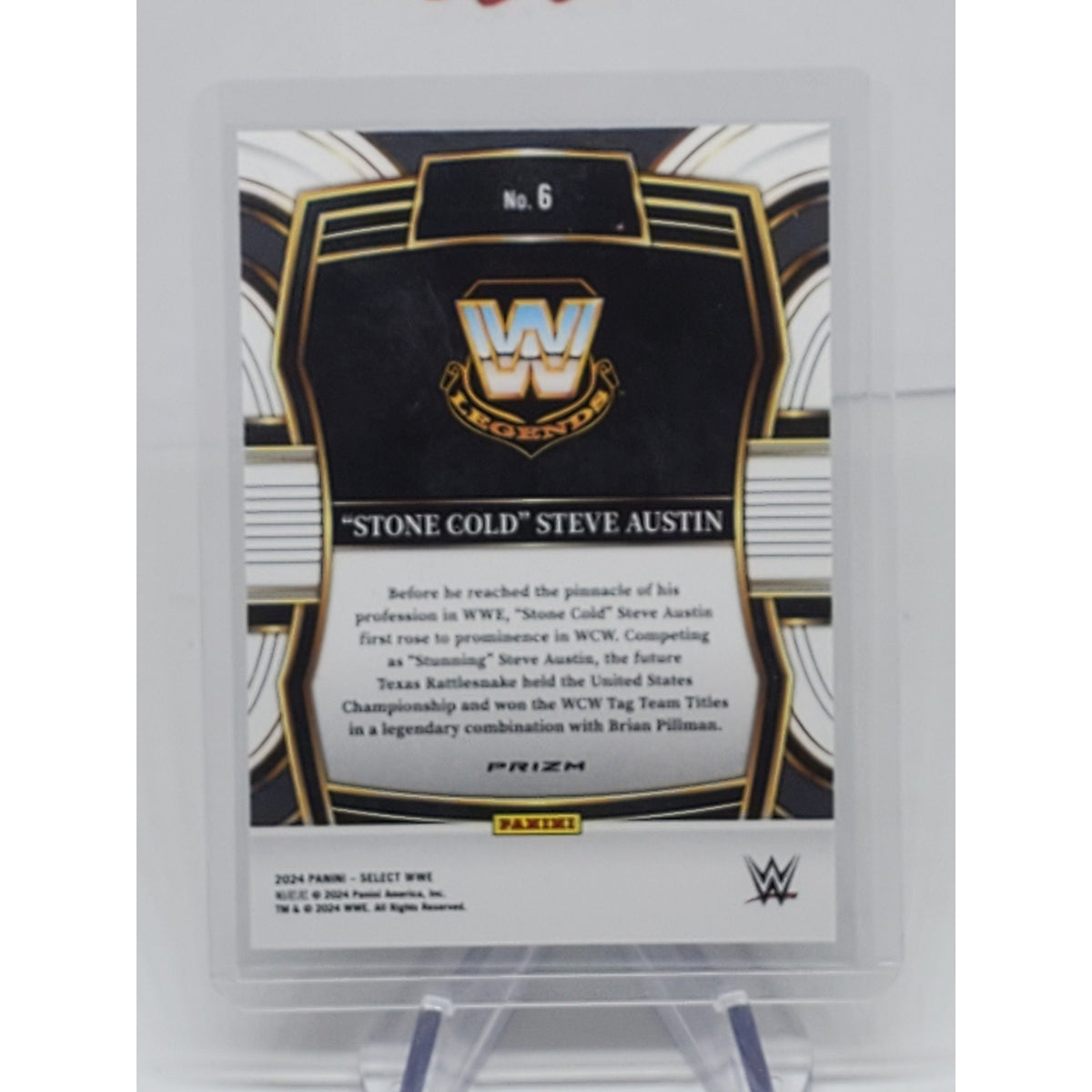 2024 WWE Select - "Stone Cold" Steve Austin - Phenomenon - Silver Prizm - #6