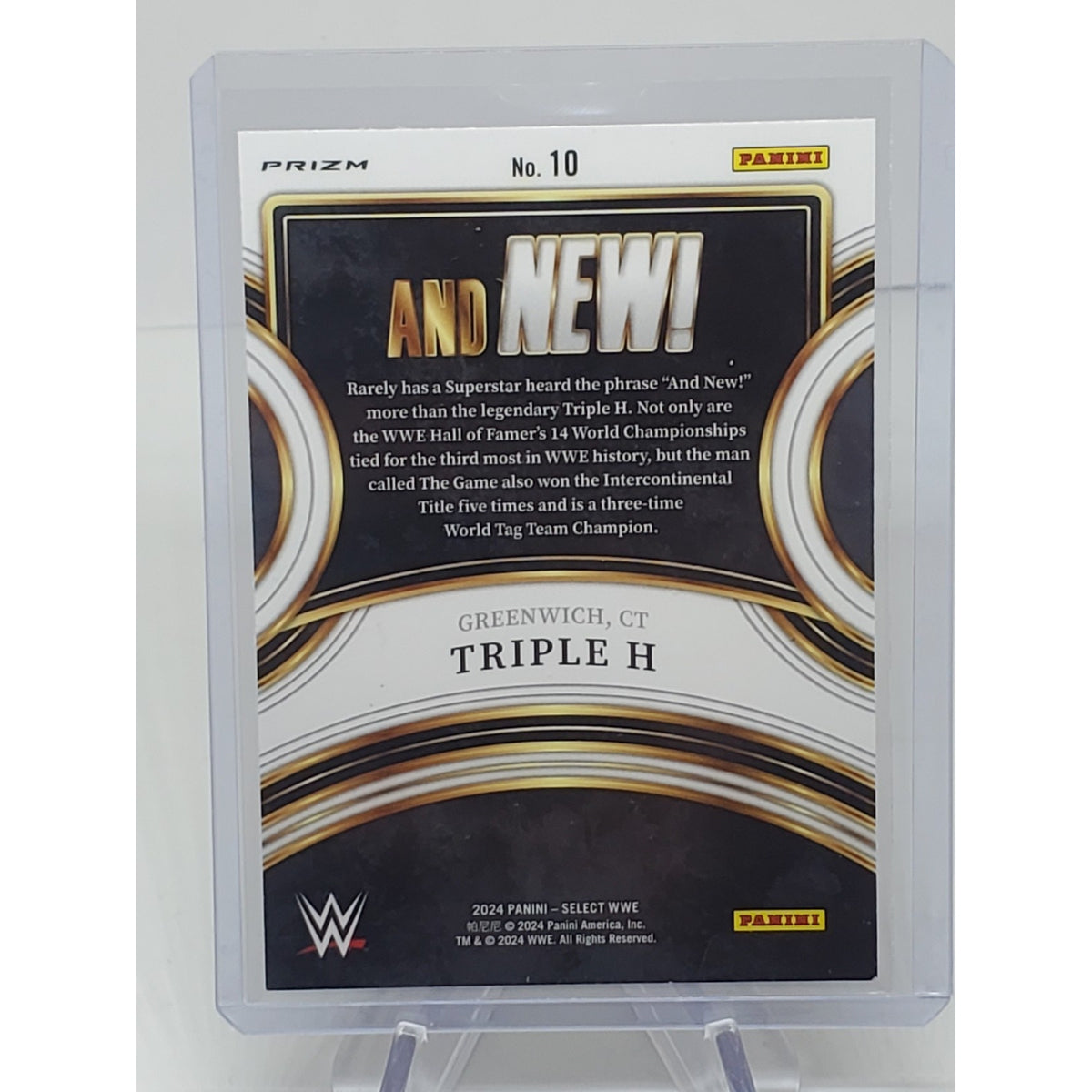 2024 WWE Panini Select AND NEW Insert TRIPLE H