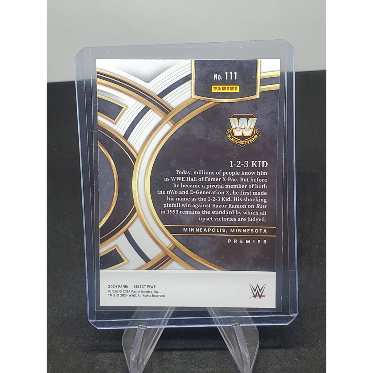 1-2-3 Kid 2024 Panini Select WWE - Premier Level #111 -