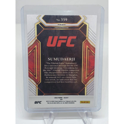 2022 Panini Select UFC #359 Mudaerji Su Mezzanine Silver Prizm