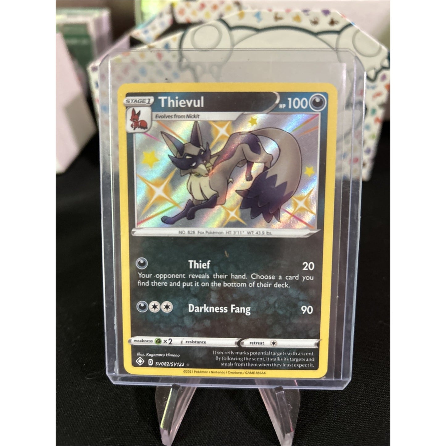 Thievul SV082/SV122 Shining Fates: Shiny Vault Holo - Pack Fresh New - Top Load