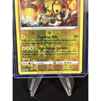 Electivire 047/172 Brilliant Stars (Reverse Holo Rare) - Pack Fresh New Sleeved