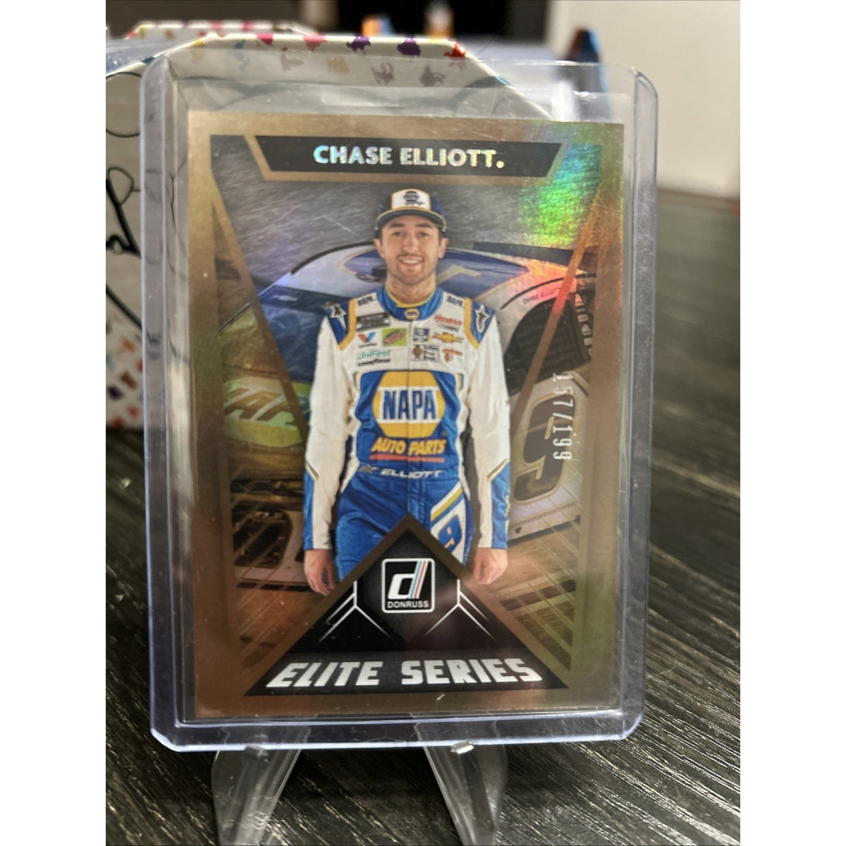 Chase Elliott 2021 Donruss Racing NASCAR Elite Series GOLD /199 - Pack Fresh New