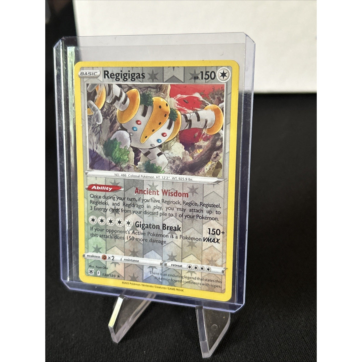 Pokemon TCG - Reverse Holo Regigigas 130/189 - Astral Radiance 2022
