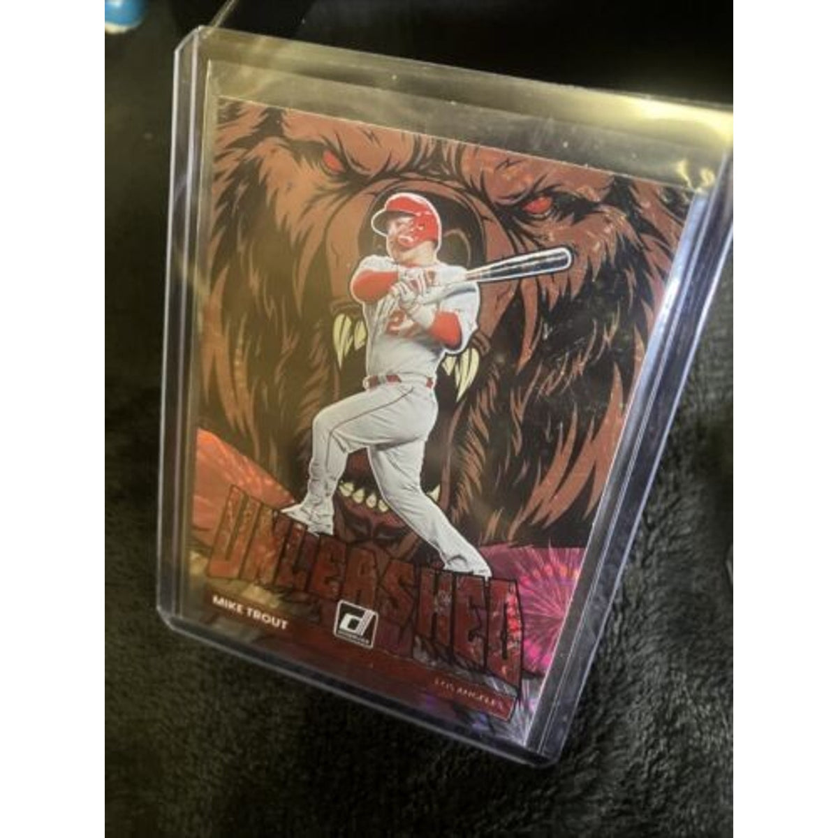 2022 Donruss Unleashed Pink Fireworks Mike Trout Los Angeles Angels - Pack Fresh