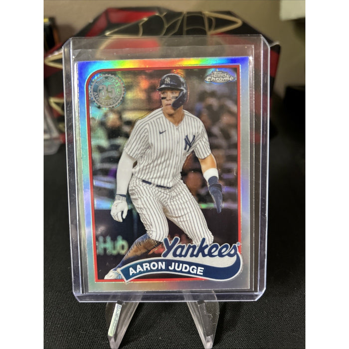 2024 Topps Chrome Baseball 1989 AARON JUDGE #89CB-2 YANKEES / Pack Fresh New