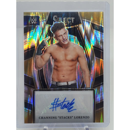2024 Panini Select WWE - CHANNING STACKS LORENZO - Silver Prizm Autograph