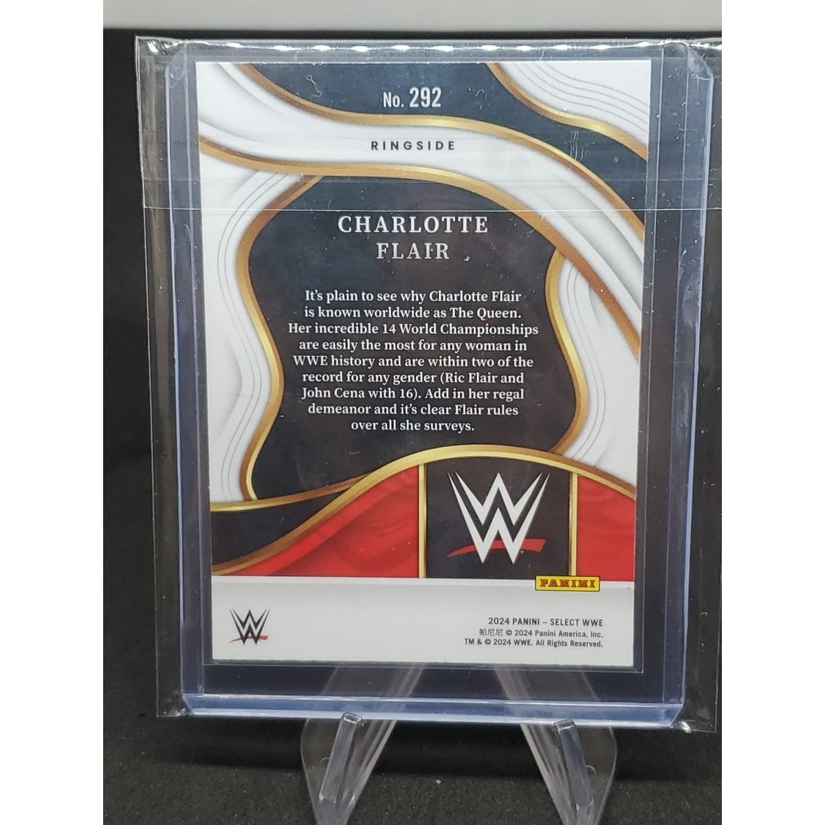 2024 Panini Select WWE - Ringside Charlotte Flair #292