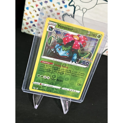 Pokemon Go TCG Venusaur Holo Rare 03/078 - Top Loaded - Pack Fresh New