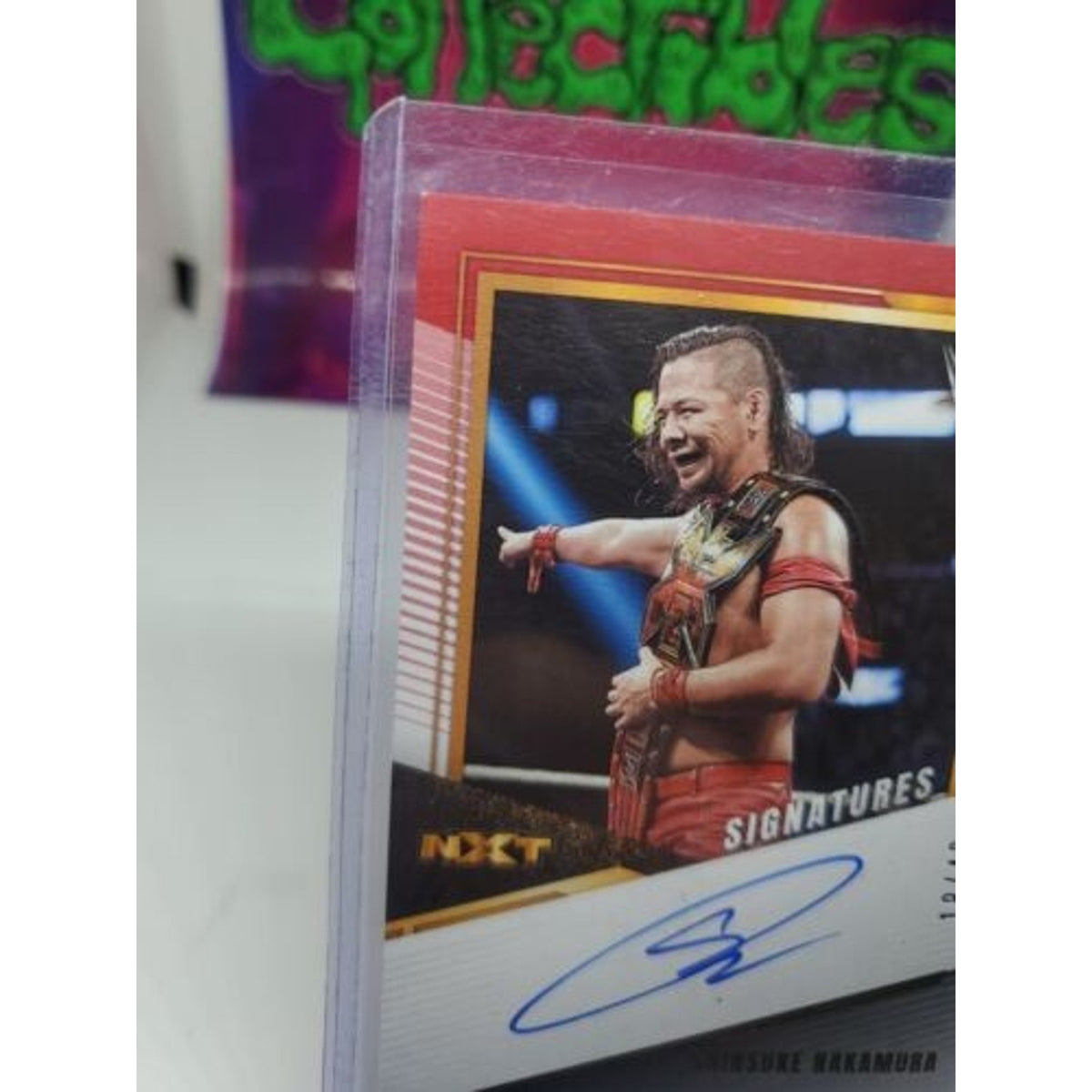 2022 WWE Panini NXT 2.0 Shinsuke Nakamura Red Auto Autograph #/49