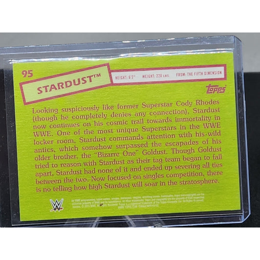 2015 Topps Heritage WWE Wrestling #95 Stardust