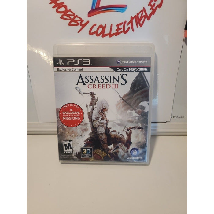 Assassin’s Creed III 3 Ubisoft Sony Playstation 3 PS3 Authentic