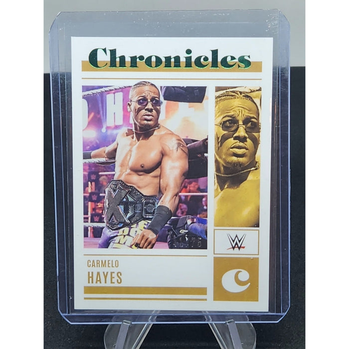 #41/75 2023 Chronicles WWE #84 Carmelo Hayes Wrestling Card