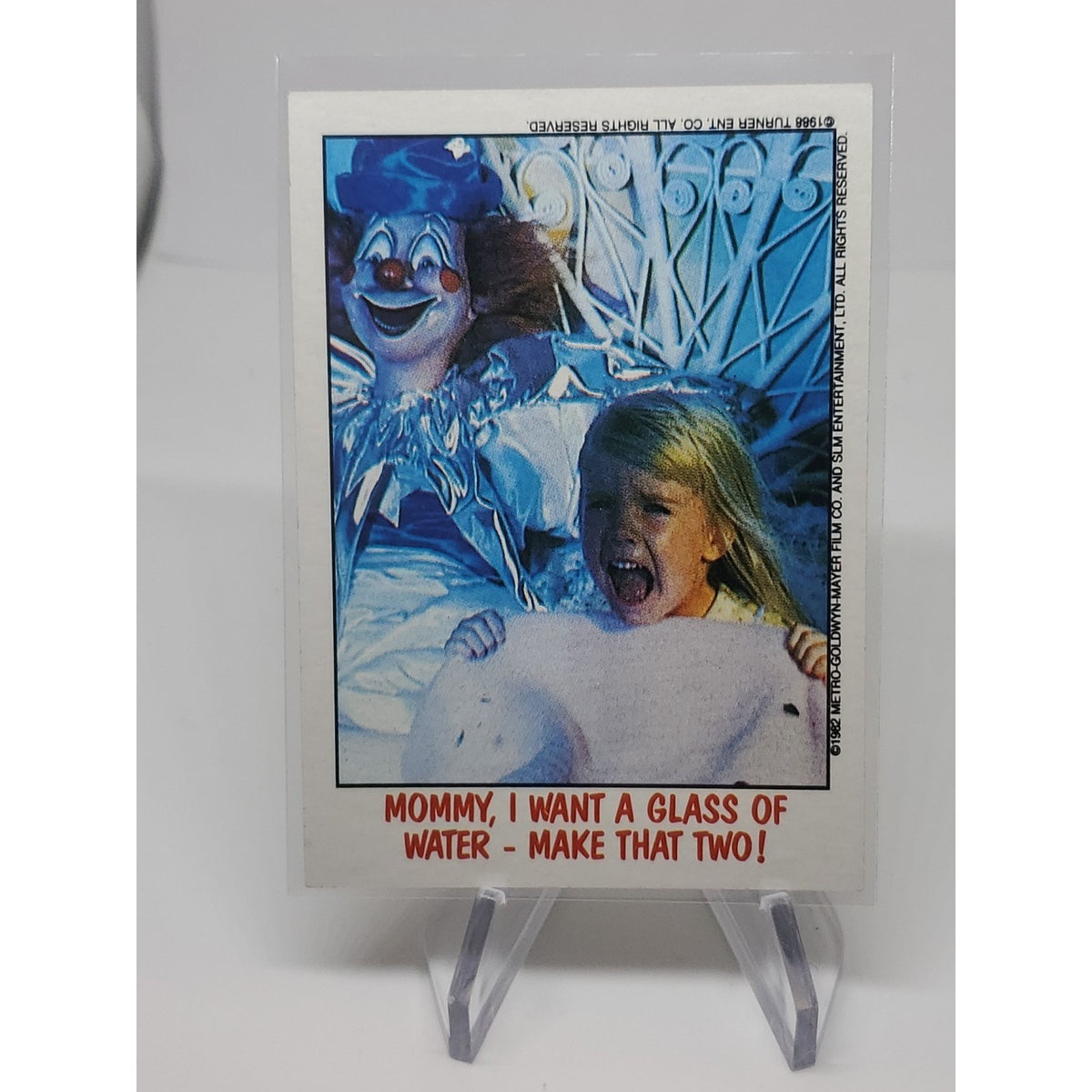 Fright Flicks 1988 Topps Poltergeist Card #77 (NM)