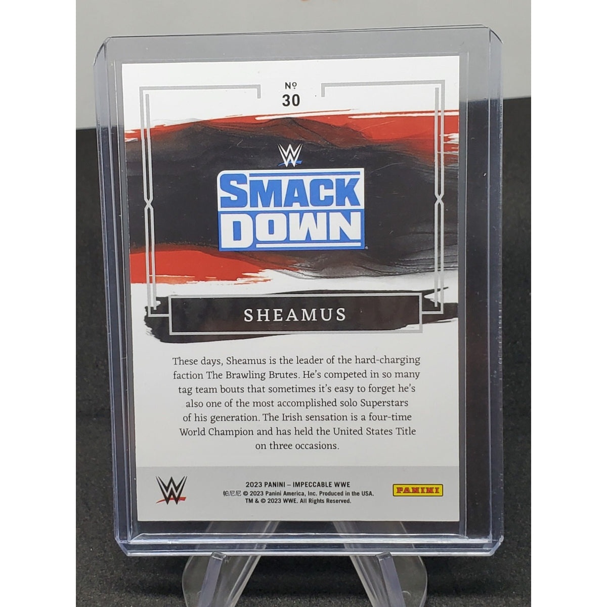 2023 Panini Impeccable WWE - #30 Sheamus /49