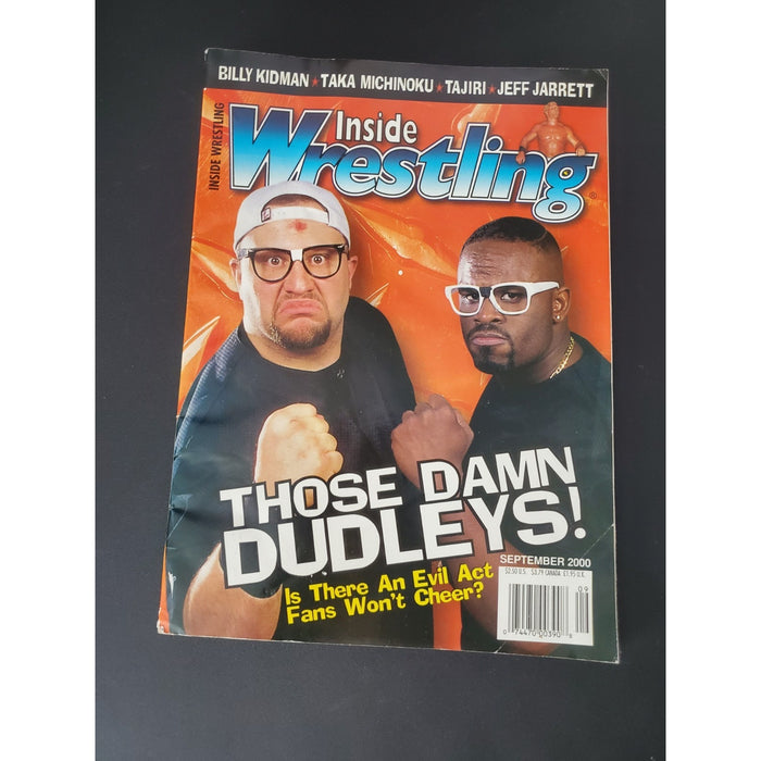 Inside Wrestling Magazine September 2000 *RARE* The Dudley Boyz ECW WWE WWF