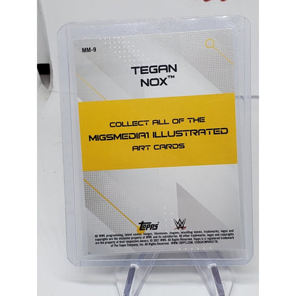 2021 Topps WWE NXT Migs Media Illustrations #MM9 Tegan Nox