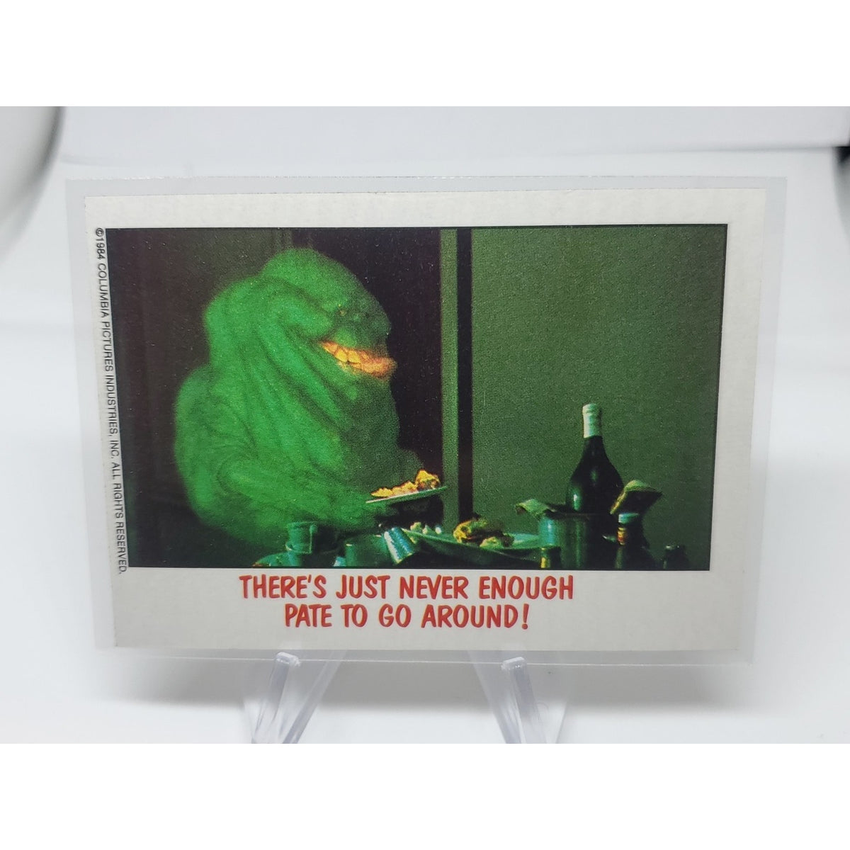 1988 Topps Fright Flicks #87 There's Just Never Enough Pate To Go Around! -