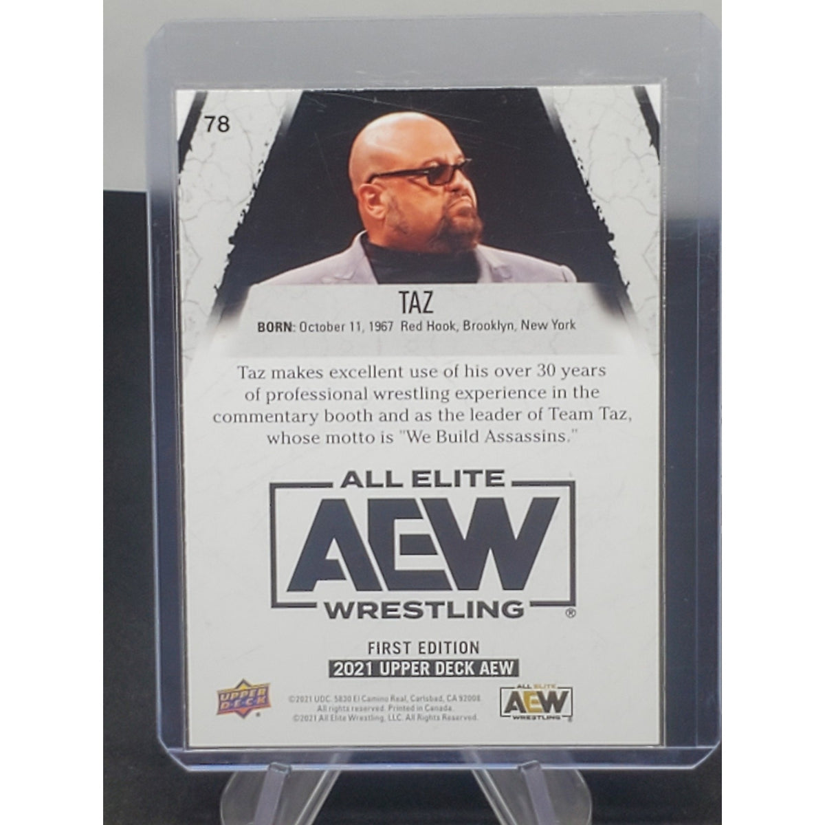 2021 Upper Deck AEW TAZ #78