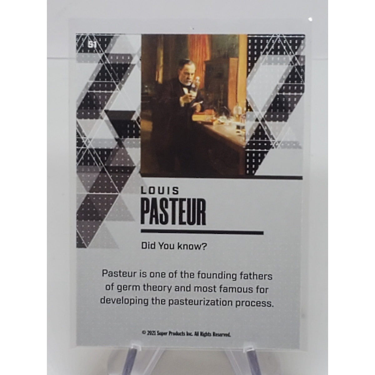 LOUIS PASTEUR 2021 SUPER BREAK PIECES OF THE PAST GOLD FOIL PARALLEL