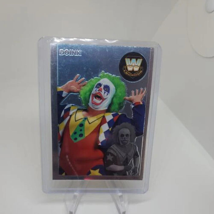WWE Legends Wrestling Card #88 Doink the Clown 2007 Topps Heritage II Chrome