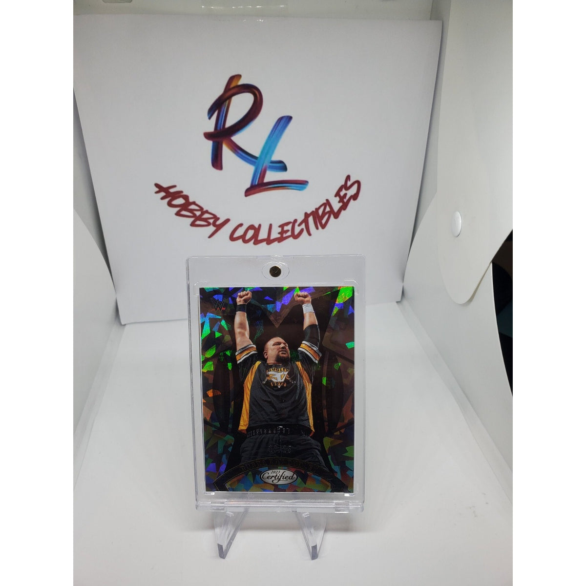 2023 Panini Chronicles Certified WWE BUBBA RAY DUDLEY Cracked Ice HOLO! #13/25!!