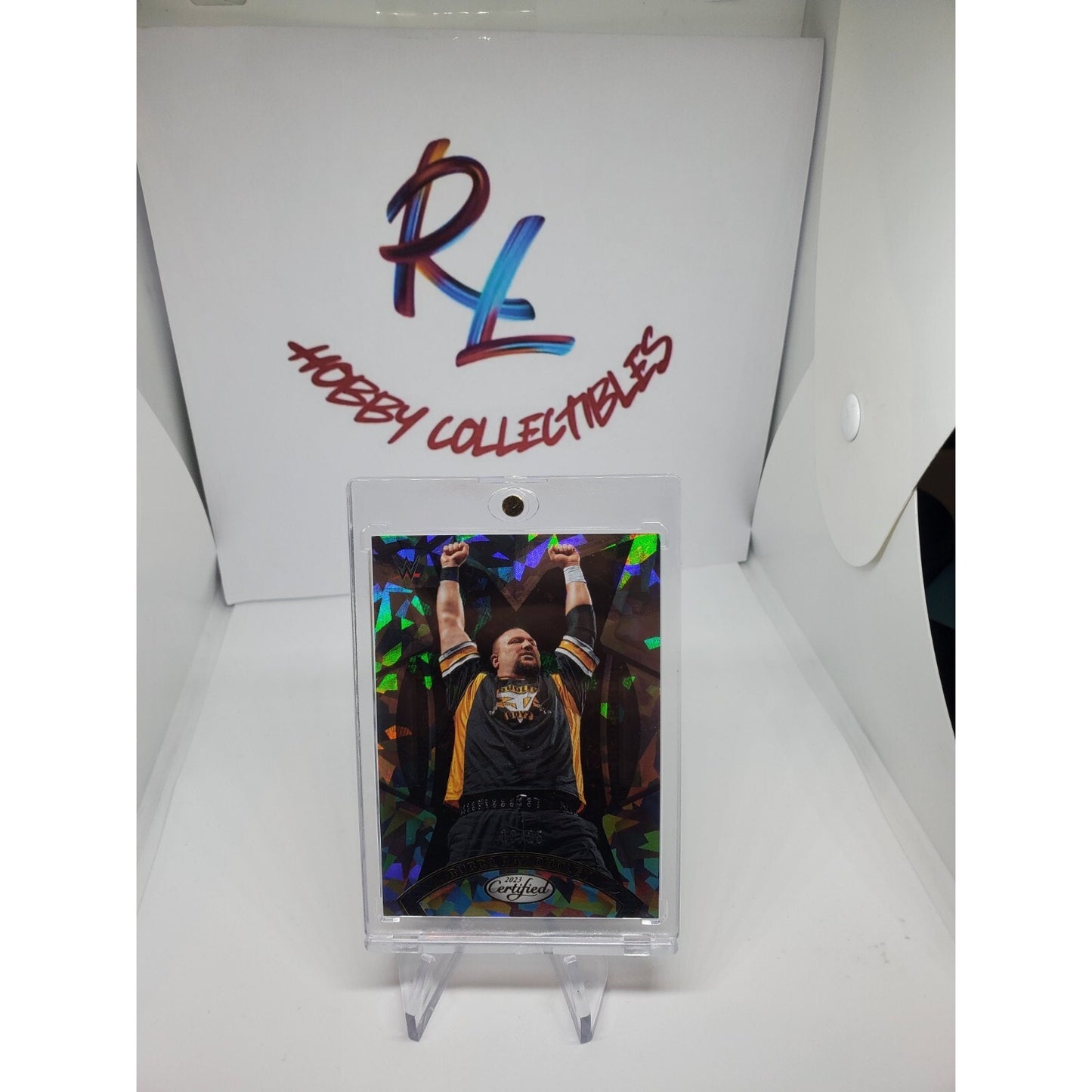 2023 Panini Chronicles Certified WWE BUBBA RAY DUDLEY Cracked Ice HOLO! #13/25!!
