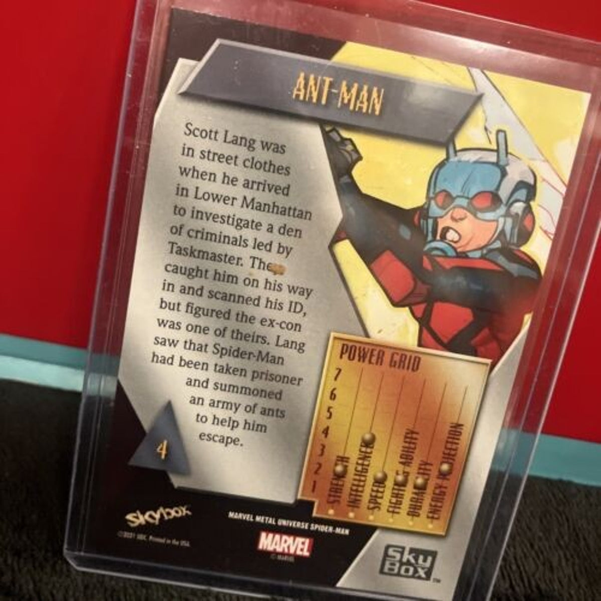 GOLD FX UPPER DECK MARVEL METAL UNIVERSE #4 Retro PARALLEL Ant-Man 2021 Pack