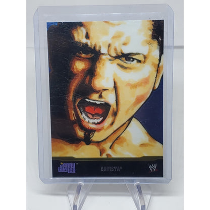 2014 Topps Chrome WWE Champion Portraits Batista 9 Of 10 Jerry The King Lawler