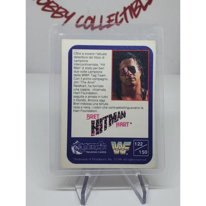 1991 Merlin WWF - Bret Hart #122 Italian