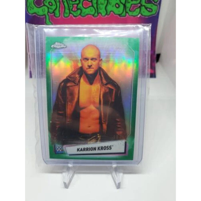 Karrion Kross 2021 Topps Chrome WWE SP Aqua Refractor Parallel #d /150 NXT Card