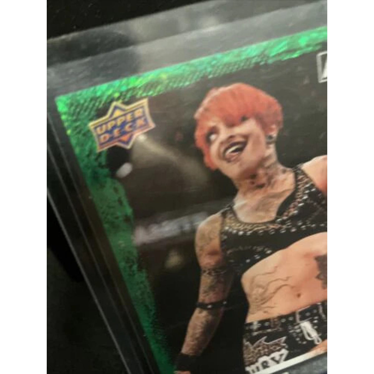 2022 Upper Deck AEW #29 Ruby Soho Green Pyro /399 Pack Fresh New Str8 2 Sleeve