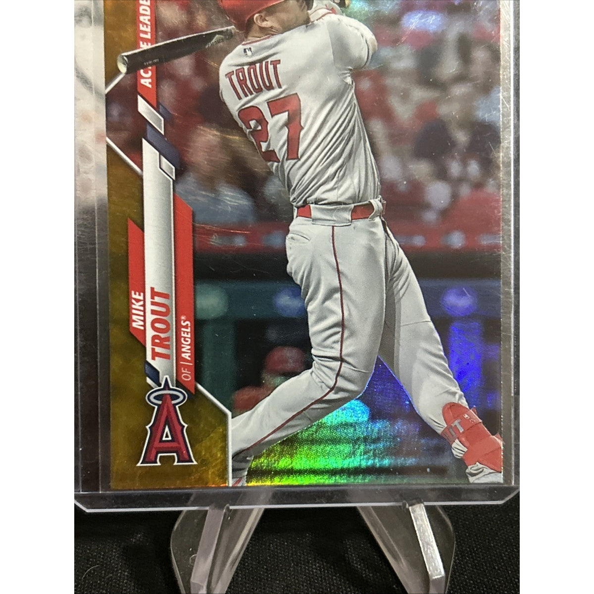 2020 Topps Update Baseball Active Leaders Gold Foil Mike Trout #U-292 / Pack New