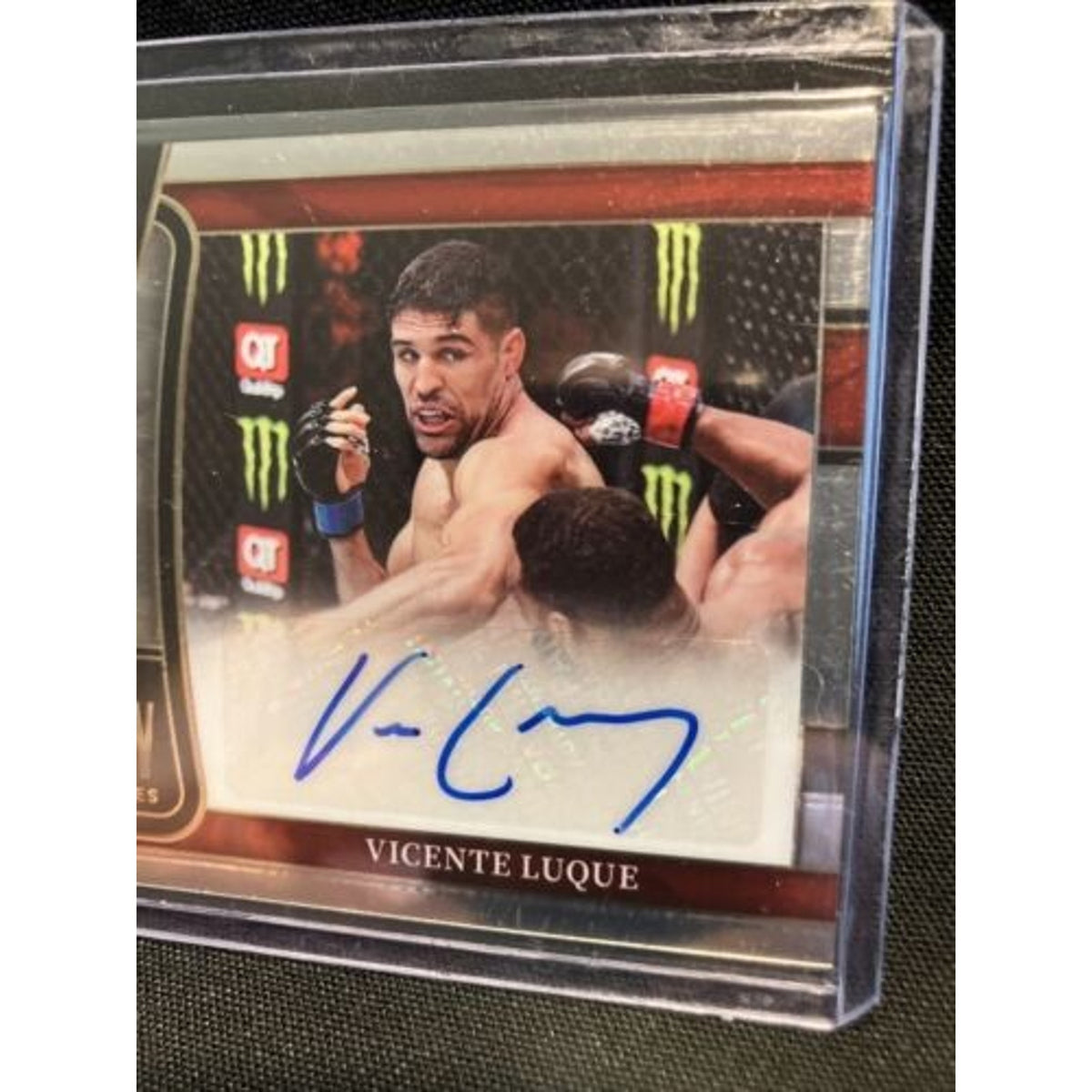 2022 Panini Select UFC Vicente Luque Silver Octagon Action Signatures - Pack New