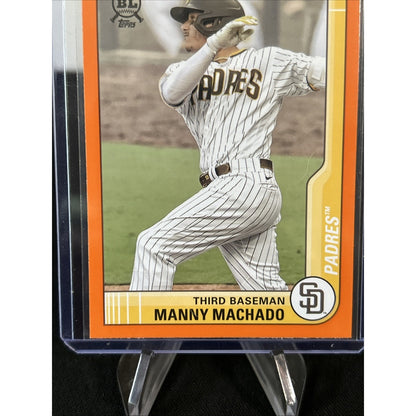 2021 Topps Big League - Orange Parallel #55 Manny Machado - San Diego Padres
