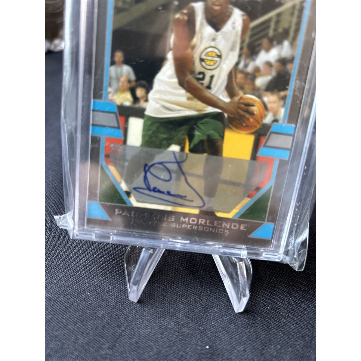 2003 BOWMAN SIGNATURE PACCELIS MORLENDE SIGNED BASKETBALL CARD Sealed /249