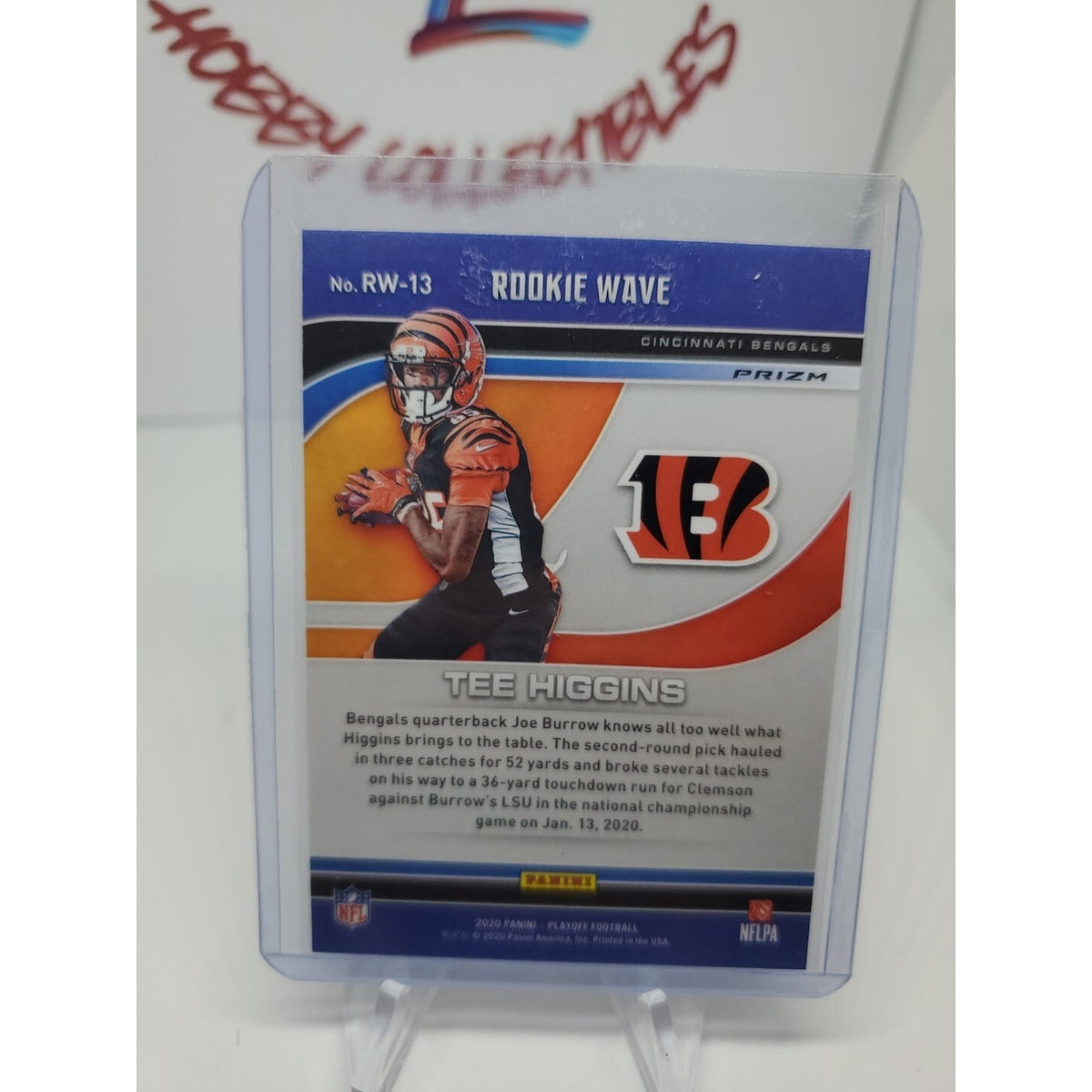 2020 Panini Playoff Tee Higgins Rookie Wave Cincinnati Bengals