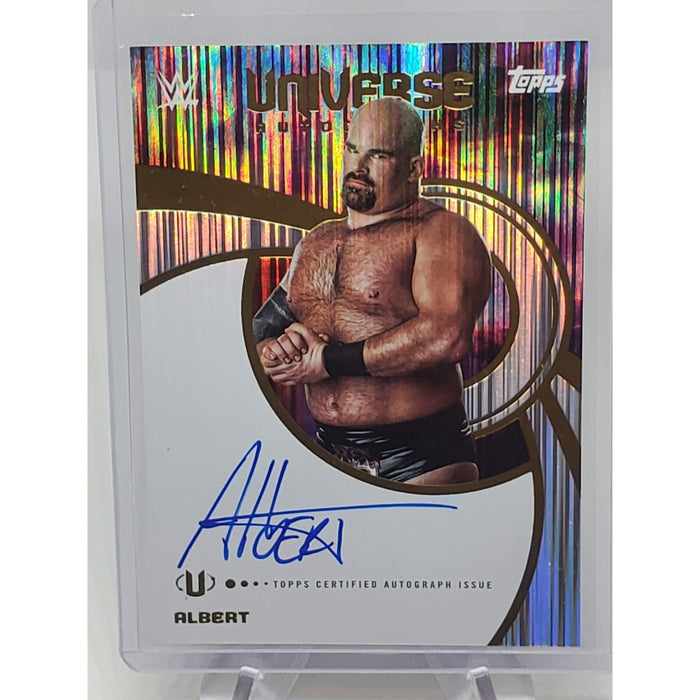2025 Topps WWE Universe - #UNA-ALB Albert Autograph Flare