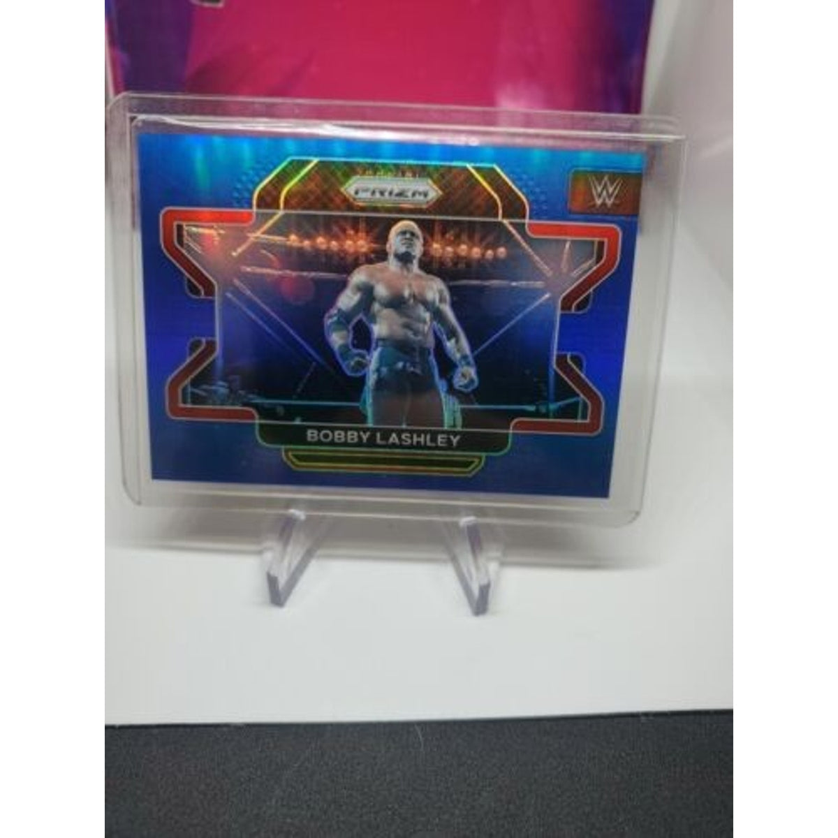 2022 Panini Prizm WWE Blue #/199 Bobby Lashley
