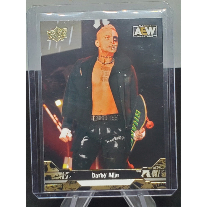 #48 DARBY ALLIN 2023 Upper Deck AEW Wrestling GOLD Trading Card
